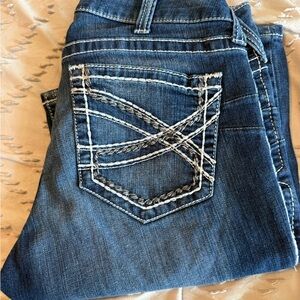 Ariat Indigo Women's Jeans with Embroidered Pocket